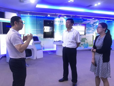 國務(wù)院新聞發(fā)言人郭衛(wèi)民調(diào)研朗瑪信息，聚焦大數(shù)據(jù)醫(yī)療發(fā)展前景